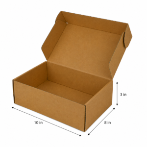 Custom Mailer Boxes in India | Corrugated Packaging | Prince Packs 10 X 8 X 3 Inch