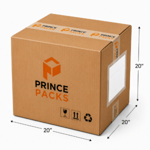 Home 6 Large Corrugated Boxes – 20 x 20 x 20 Inch