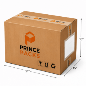 Home 8 Large Corrugated Boxes – 21 x 15 x 16Inch