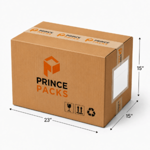 Home 9 Large Corrugated Boxes – 23 x 15 x 15 Inch