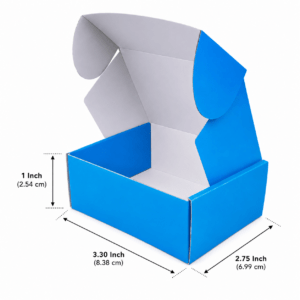 Color Mailer Box – 3.30 X 2.75 X 1 Inch
