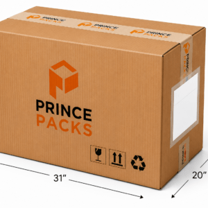 Home 12 Large Corrugated Boxes – 31 x 20 x 24 Inch