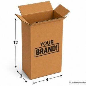Shipping Box – 4 X 3 X 12 Inch
