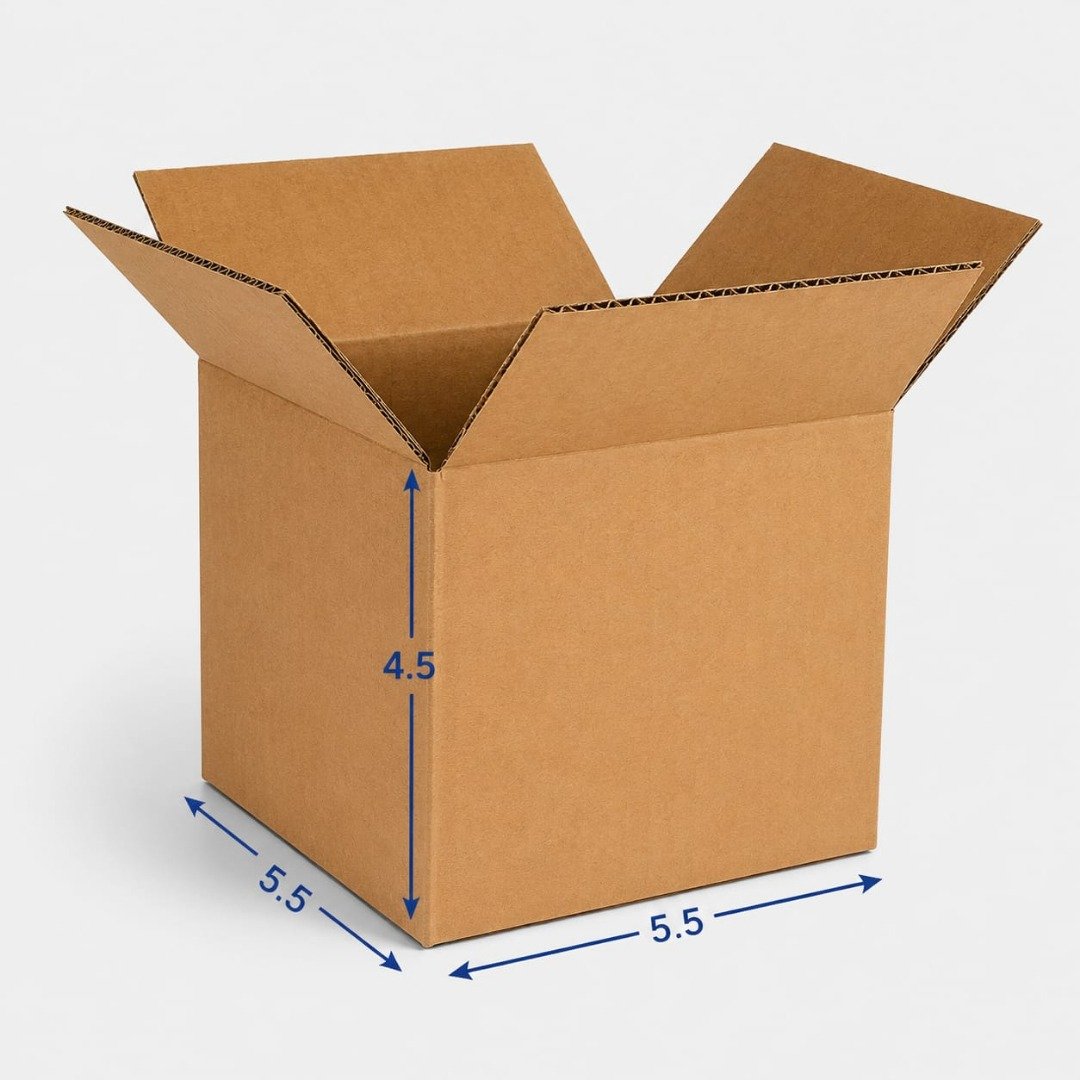 Shipping Box – 5.5 x 5.5 x 4.5 Inch 1 Shipping Box – 5.5 x 5.5 x 4.5 Inch