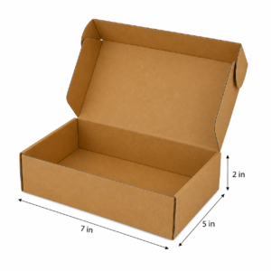 Custom Mailer Boxes in India | Corrugated Packaging | Prince Packs 7 X 5 X 2 Inch