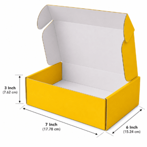 Color Mailer Boxes – 7 X 6 X 3 Inch