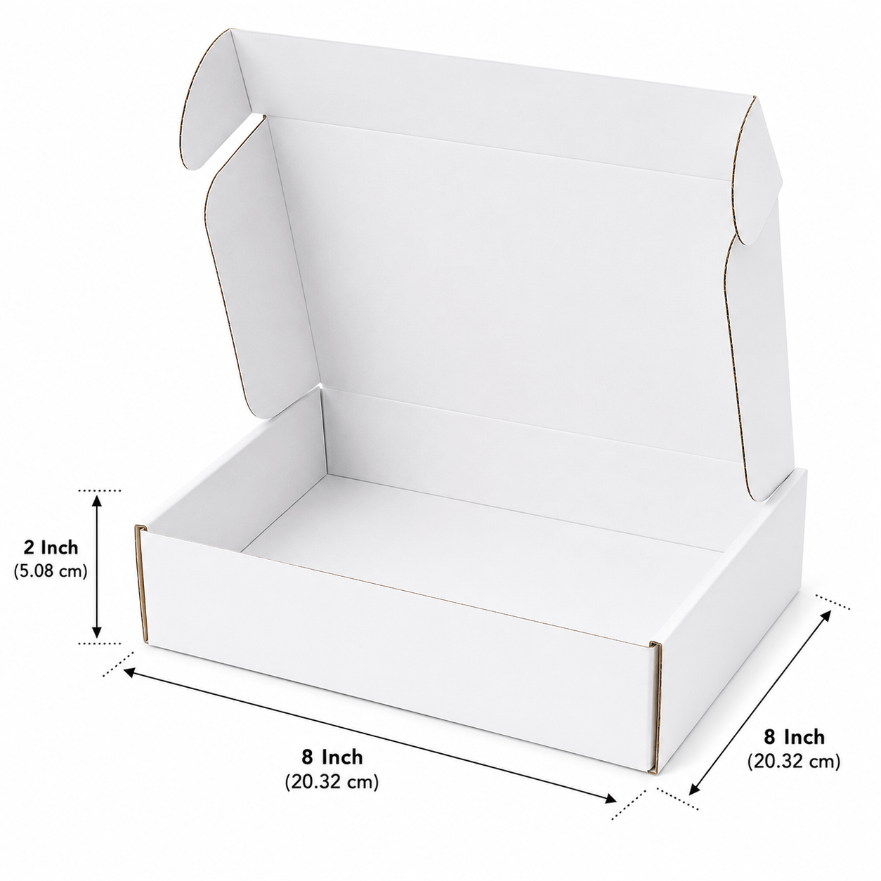 Color Mailer Box – 8 X 8 X 2 Inch 1 Color Mailer Box – 8 X 8 X 2 Inch