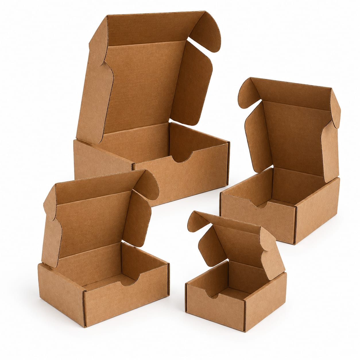 Custom Mailer Boxes in India | Corrugated Packaging | Prince Packs 10 X 8 X 3 Inch