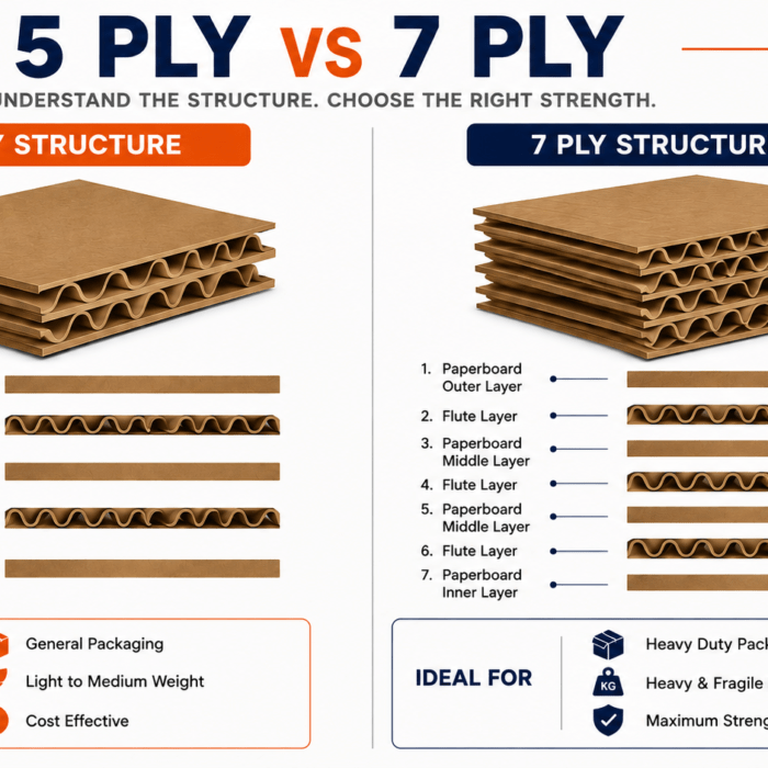5 ply vs 7 ply corrugated box